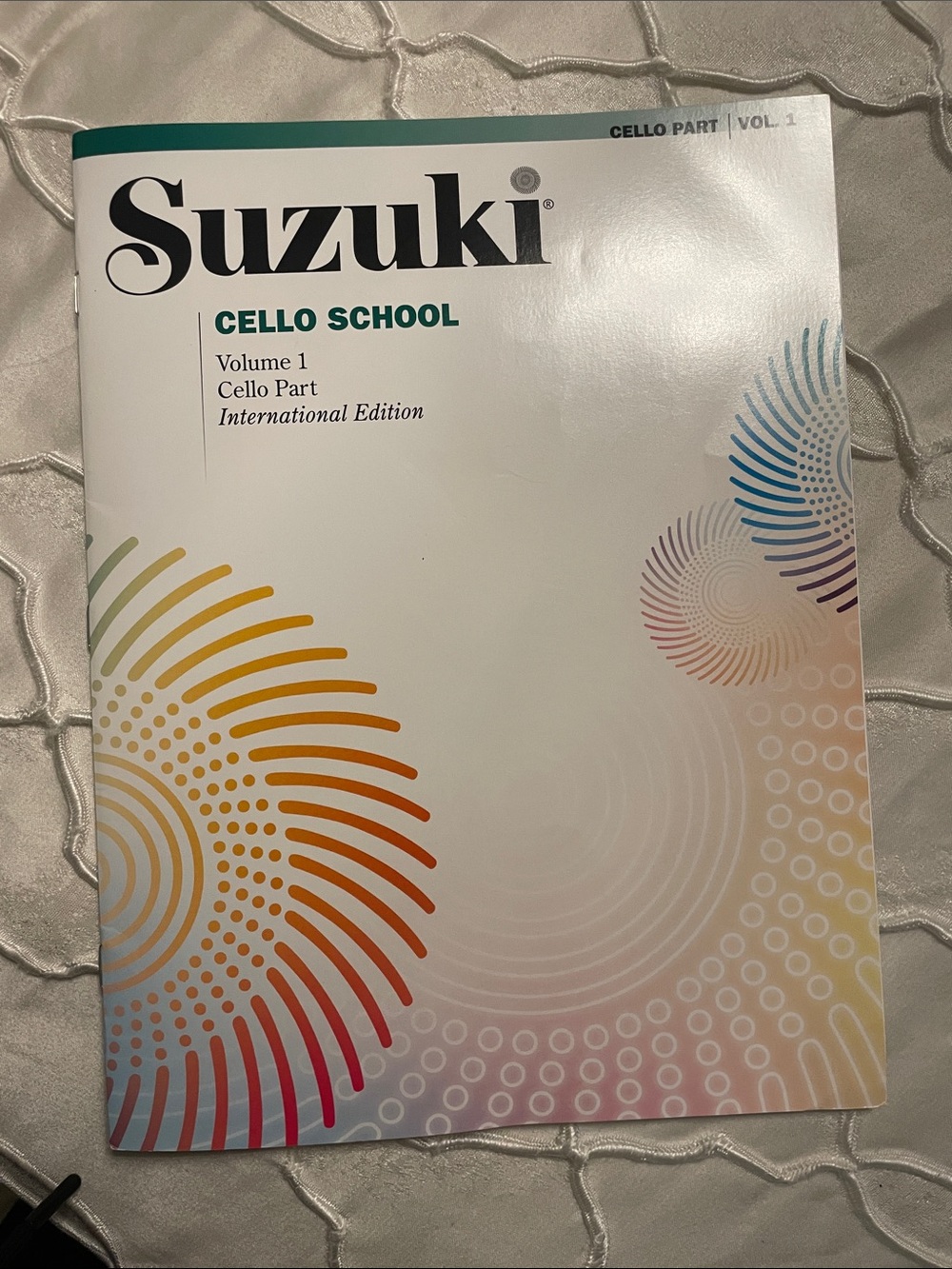 Cello School Volume 1 - White with Multicolor Accents